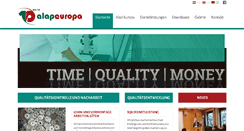 Desktop Screenshot of alapeuropa.com